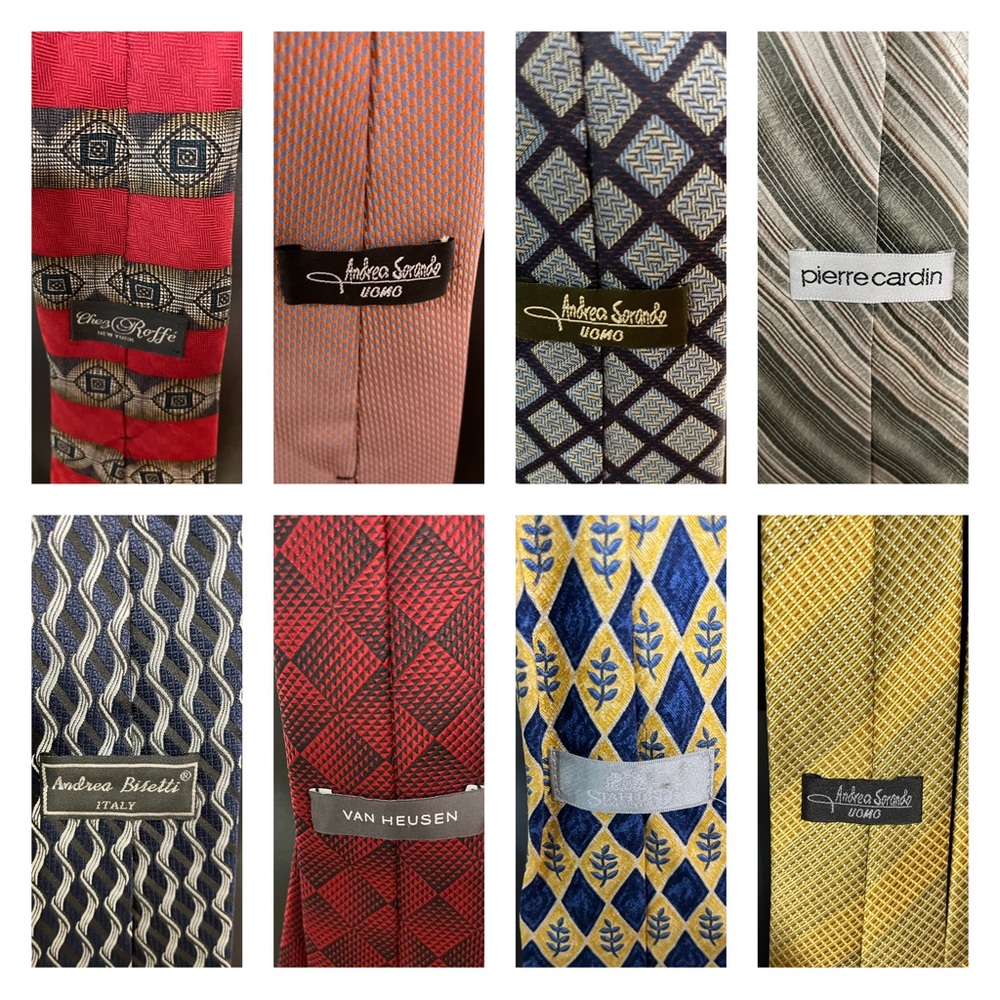 Bundle of Beautiful, Classic, Elegant Designer Ties